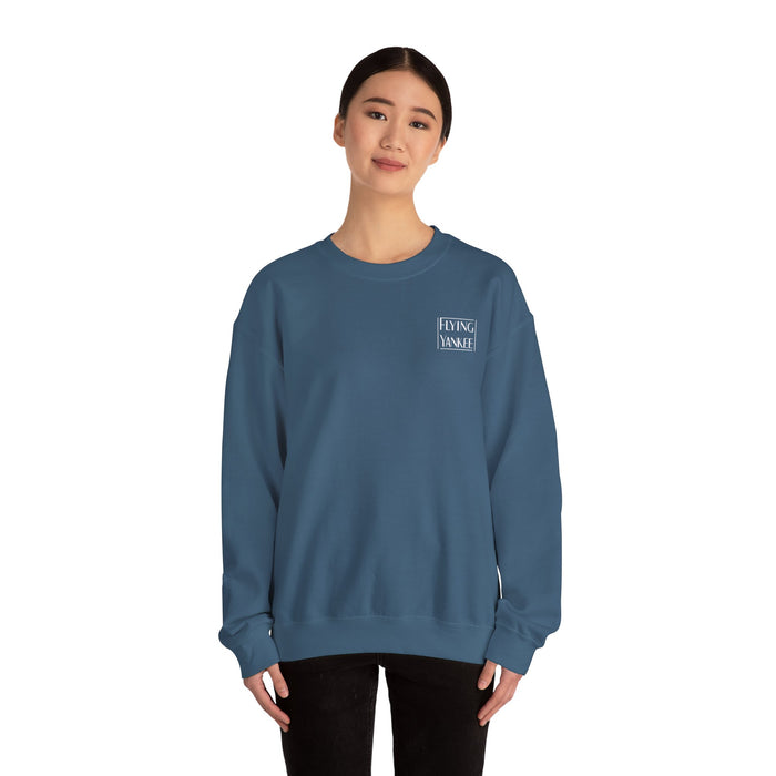 Flying Yankee Outline Logo Unisex Heavy Blend™ Crewneck Sweatshirt