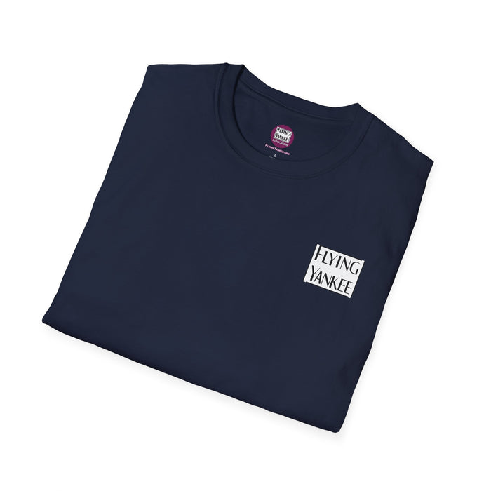 Flying Yankee Logo - Unisex Softstyle T-Shirt