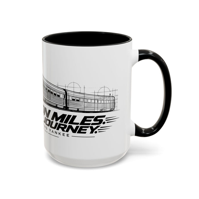 Flying Yankee – 2.7 Million Miles, One More Journey - Accent Coffee Mug (11, 15oz)
