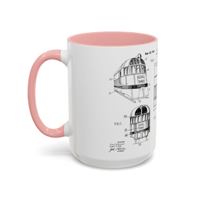 US Patent Flying Yankee - Accent Coffee Mug (11, 15oz)