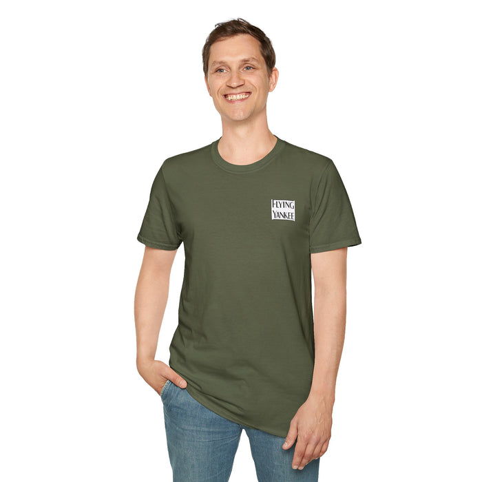 Flying Yankee Logo - Unisex Softstyle T-Shirt
