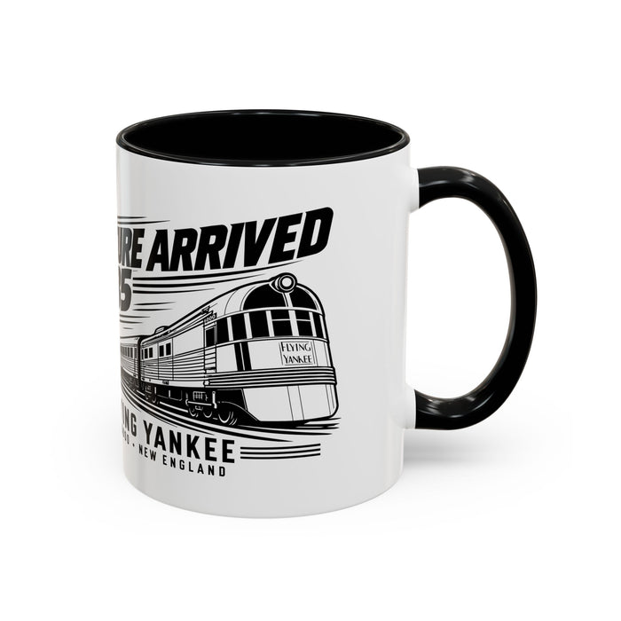 The Future Arrived in 1935 | Flying Yankee No. 6000 | Accent Coffee Mug (11, 15oz)