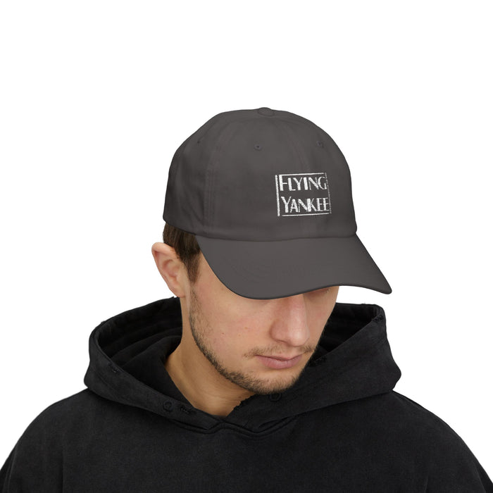 Flying Yankee Outline Embroidered Logo - Classic Dad Cap