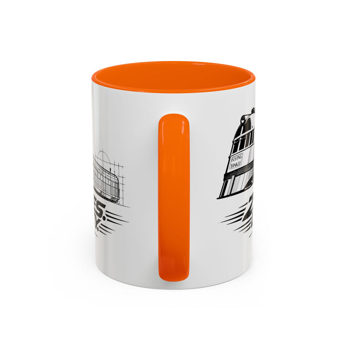 Flying Yankee – 2.7 Million Miles, One More Journey - Accent Coffee Mug (11, 15oz)