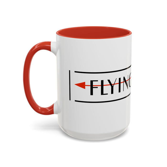 Arrow Flying Yankee Logo - Accent Coffee Mug (11, 15oz)
