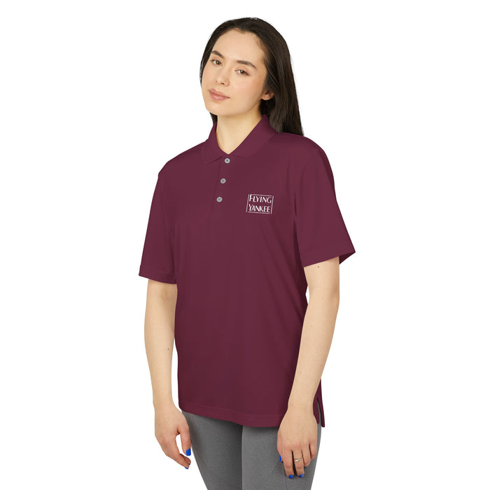 Flying Yankee Embroidered Logo - adidas Unisex Performance Polo