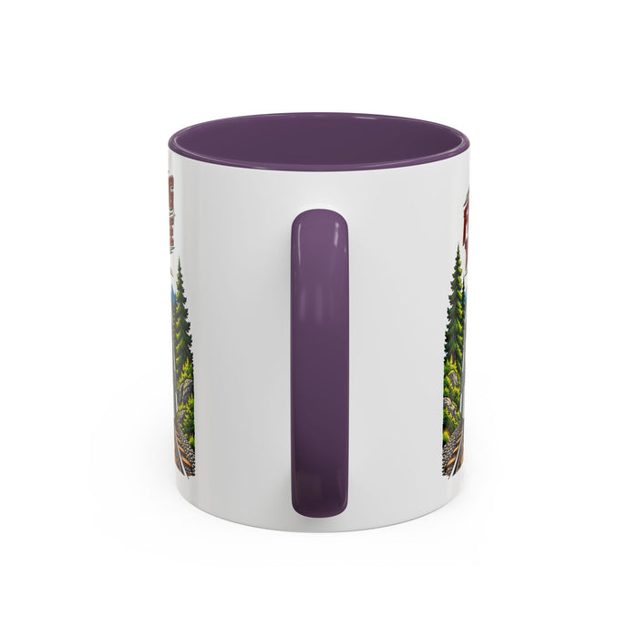 Flying Yankee No. 6000 – 1935 Vintage Streamliner - Accent Coffee Mug (11, 15oz)