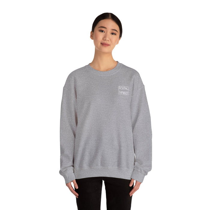Flying Yankee Outline Logo Unisex Heavy Blend™ Crewneck Sweatshirt