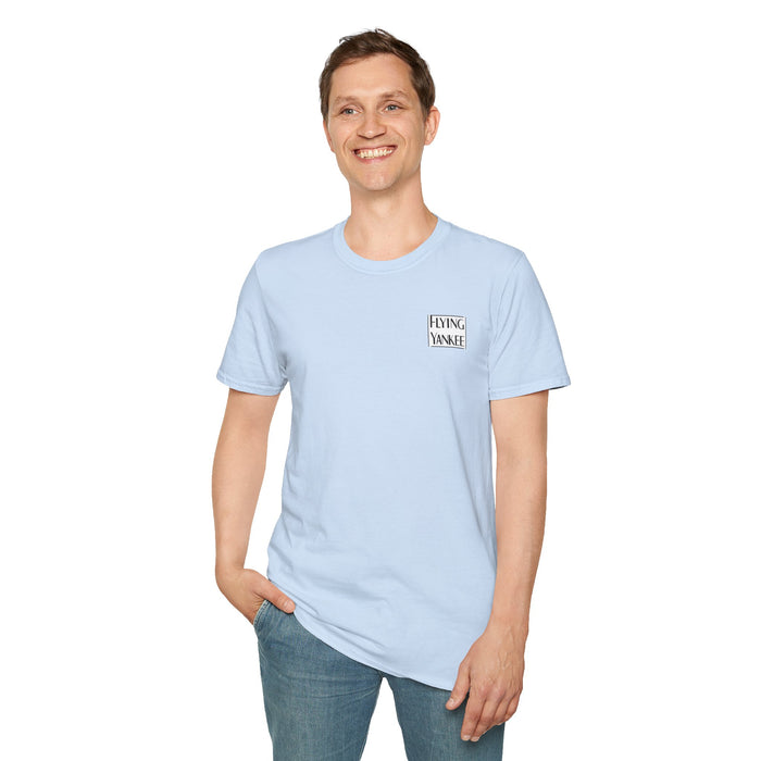 Flying Yankee Logo - Unisex Softstyle T-Shirt
