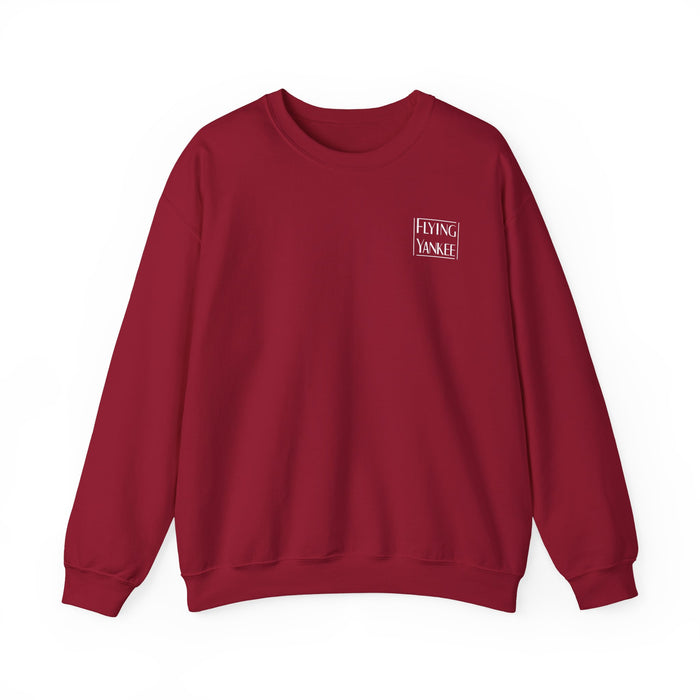 Flying Yankee Outline Logo Unisex Heavy Blend™ Crewneck Sweatshirt
