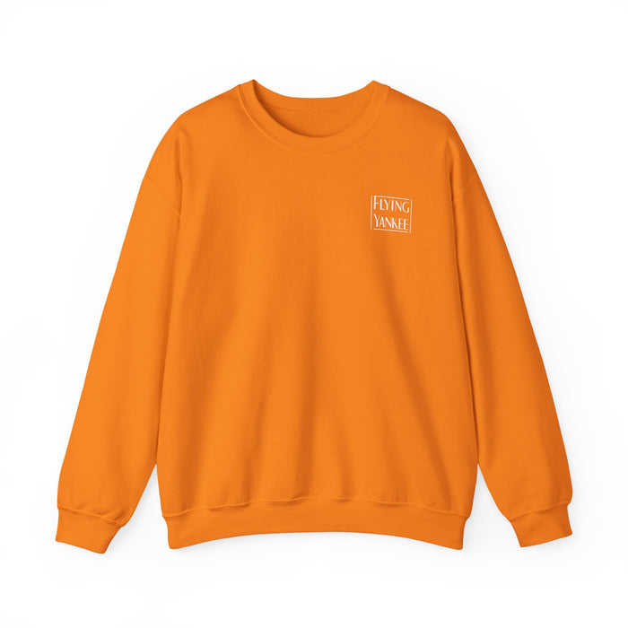 Flying Yankee Outline Logo Unisex Heavy Blend™ Crewneck Sweatshirt