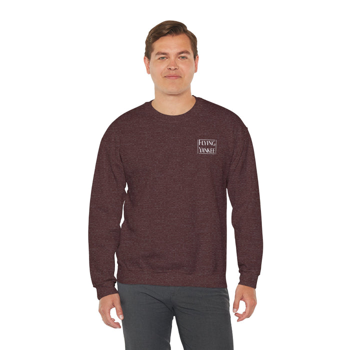 Flying Yankee Outline Logo Unisex Heavy Blend™ Crewneck Sweatshirt