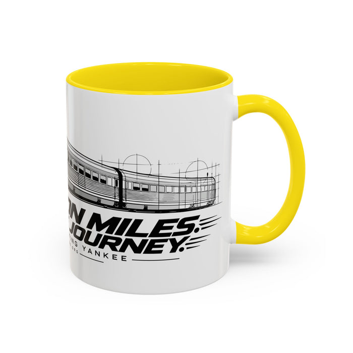 Flying Yankee – 2.7 Million Miles, One More Journey - Accent Coffee Mug (11, 15oz)