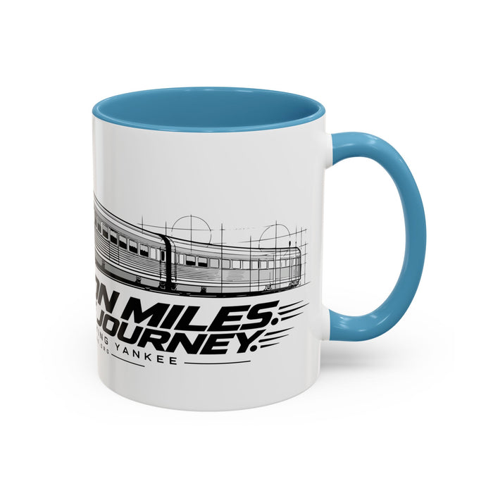 Flying Yankee – 2.7 Million Miles, One More Journey - Accent Coffee Mug (11, 15oz)