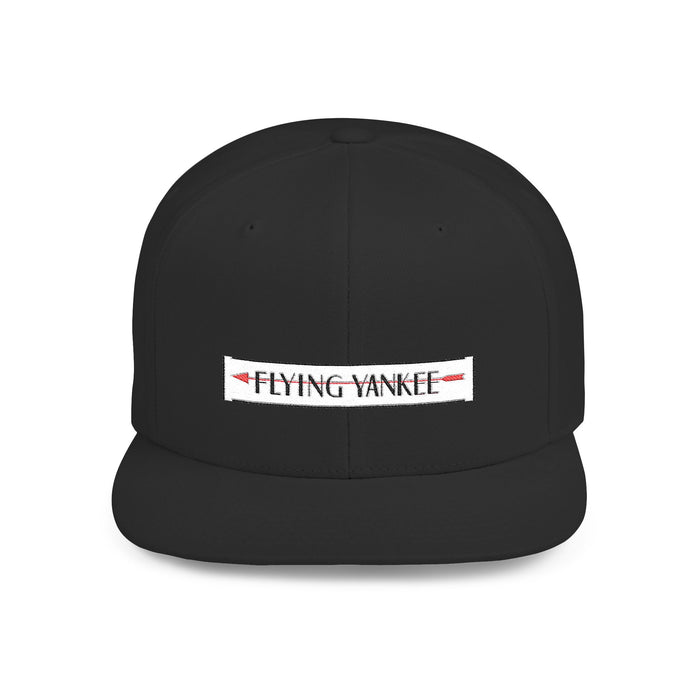 Flying Yankee Embroidered ARROW Logo - Flat Bill Snapback