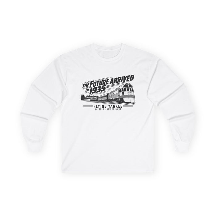 The Future Arrived in 1935 | Flying Yankee No. 6000 | Unisex Ultra Cotton Long Sleeve Tee