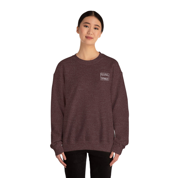 Flying Yankee Outline Logo Unisex Heavy Blend™ Crewneck Sweatshirt