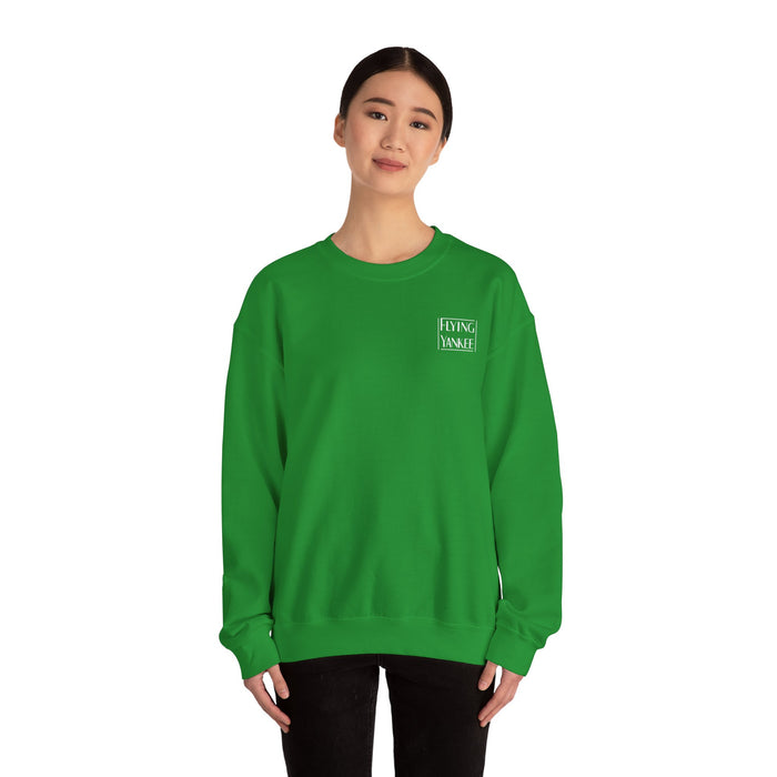 Flying Yankee Outline Logo Unisex Heavy Blend™ Crewneck Sweatshirt