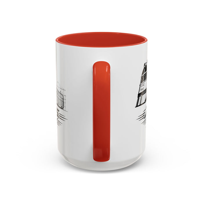 Flying Yankee – 2.7 Million Miles, One More Journey - Accent Coffee Mug (11, 15oz)