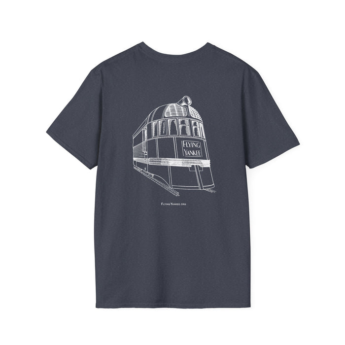 Flying Yankee Logo - Unisex Softstyle T-Shirt