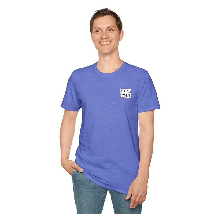 Flying Yankee Logo - Unisex Softstyle T-Shirt