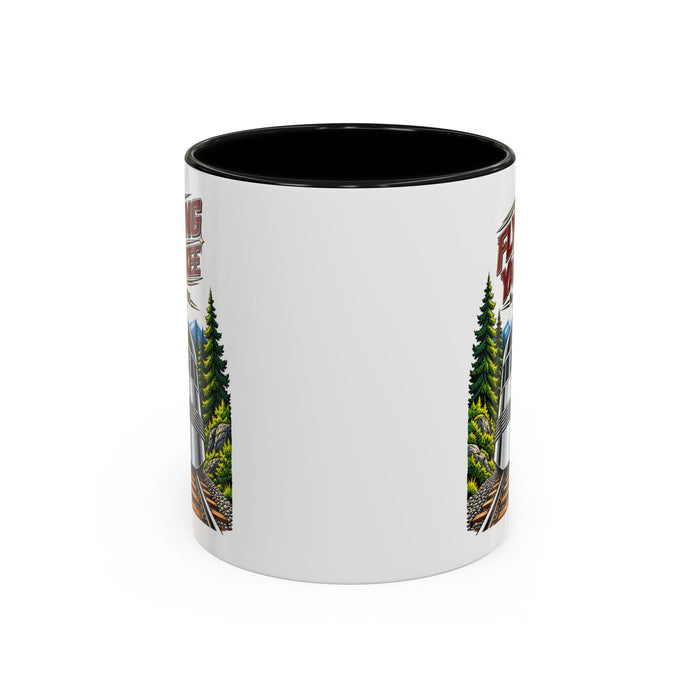 Flying Yankee No. 6000 – 1935 Vintage Streamliner - Accent Coffee Mug (11, 15oz)