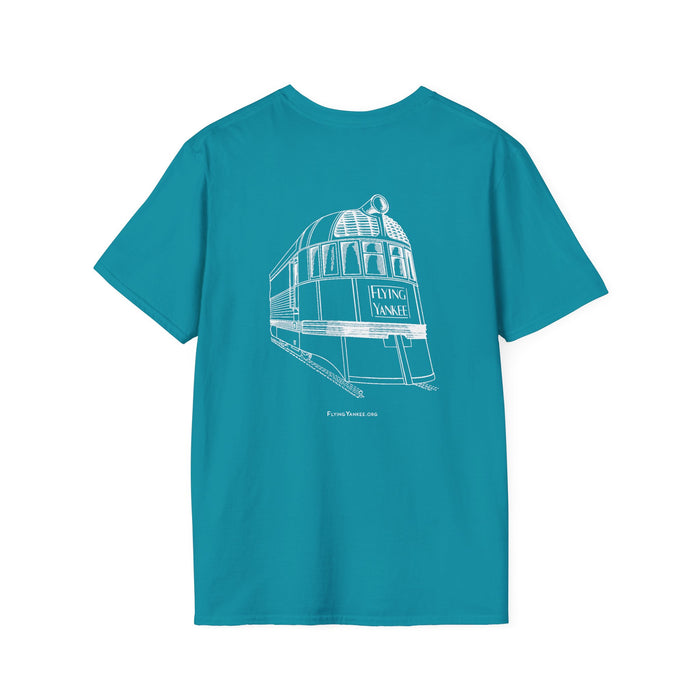 Flying Yankee Logo - Unisex Softstyle T-Shirt