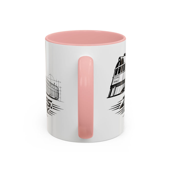 Flying Yankee – 2.7 Million Miles, One More Journey - Accent Coffee Mug (11, 15oz)