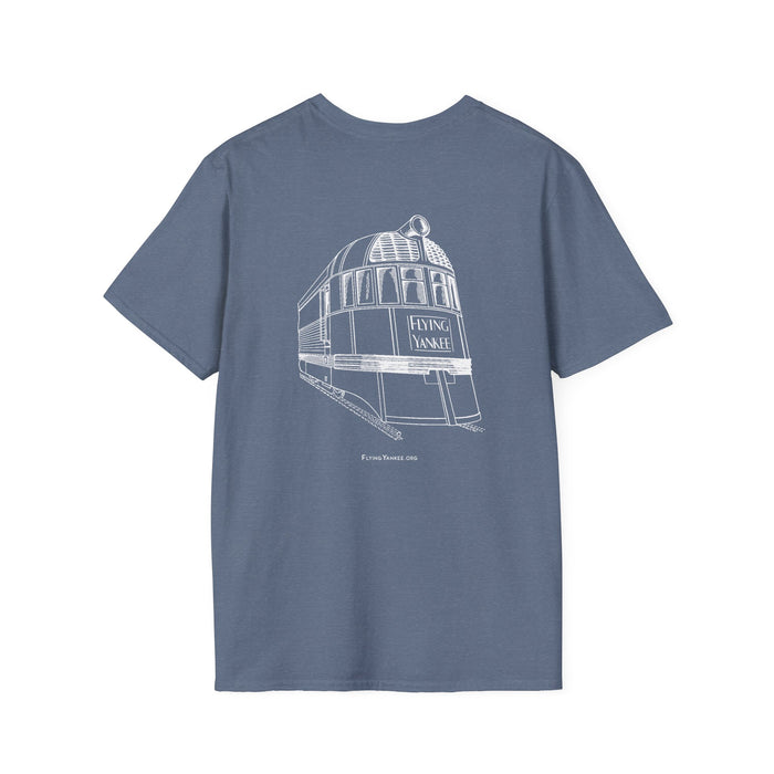 Flying Yankee Logo - Unisex Softstyle T-Shirt
