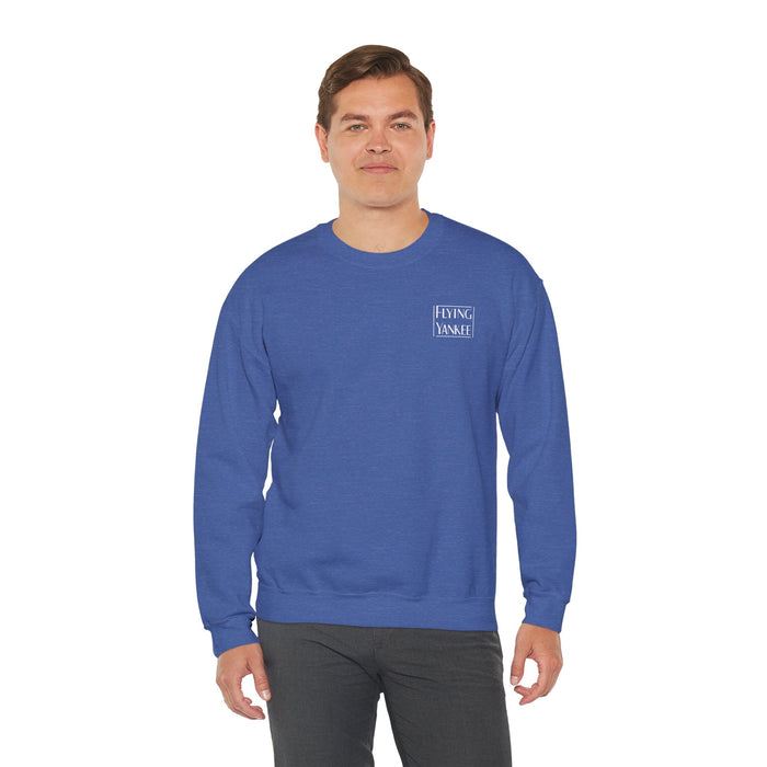 Flying Yankee Outline Logo Unisex Heavy Blend™ Crewneck Sweatshirt