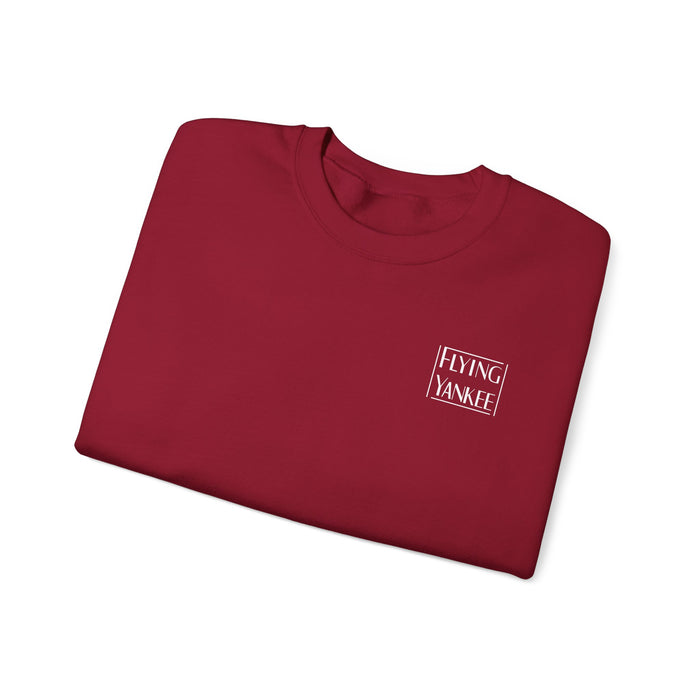 Flying Yankee Outline Logo Unisex Heavy Blend™ Crewneck Sweatshirt