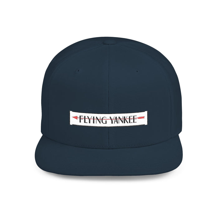 Flying Yankee Embroidered ARROW Logo - Flat Bill Snapback