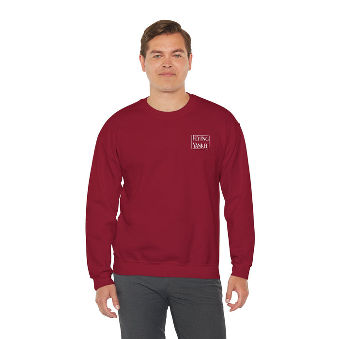 Flying Yankee Outline Logo Unisex Heavy Blend™ Crewneck Sweatshirt