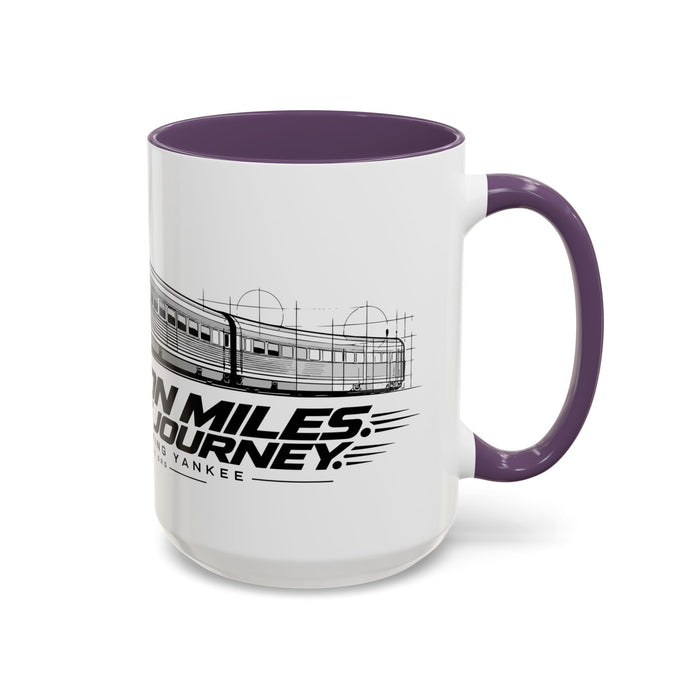 Flying Yankee – 2.7 Million Miles, One More Journey - Accent Coffee Mug (11, 15oz)