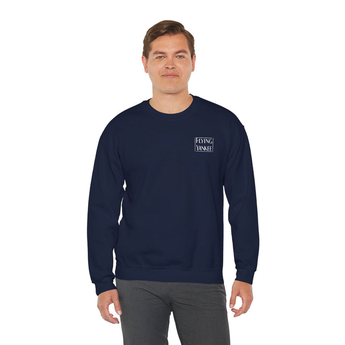 Flying Yankee Outline Logo Unisex Heavy Blend™ Crewneck Sweatshirt