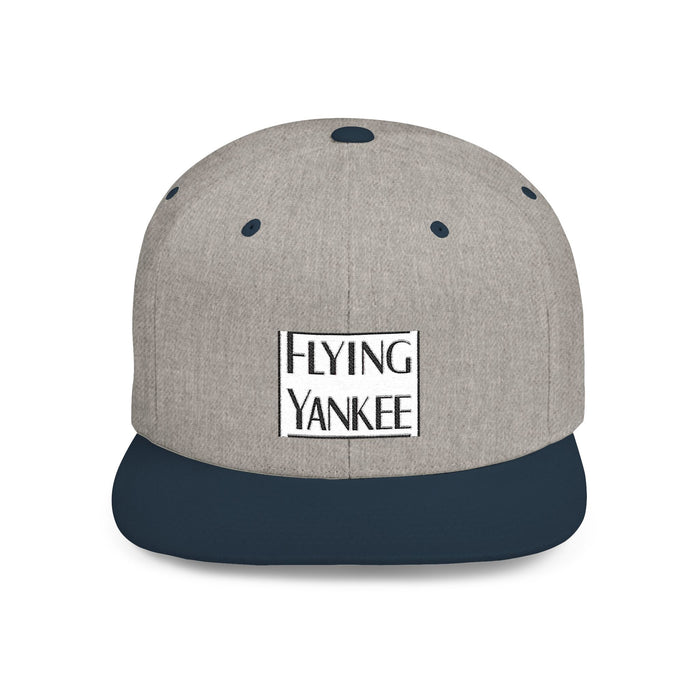 Flying Yankee Embroidered Logo - Flat Bill Snapback