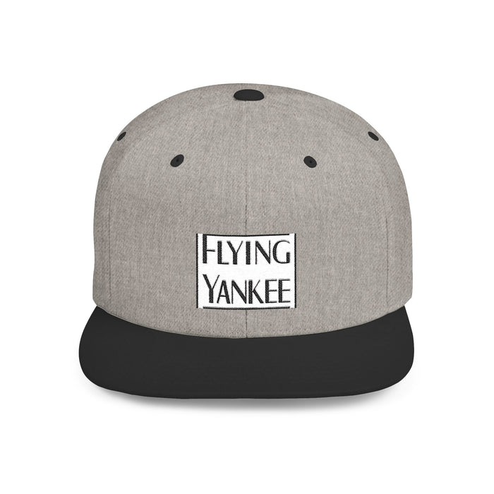 Flying Yankee Embroidered Logo - Flat Bill Snapback