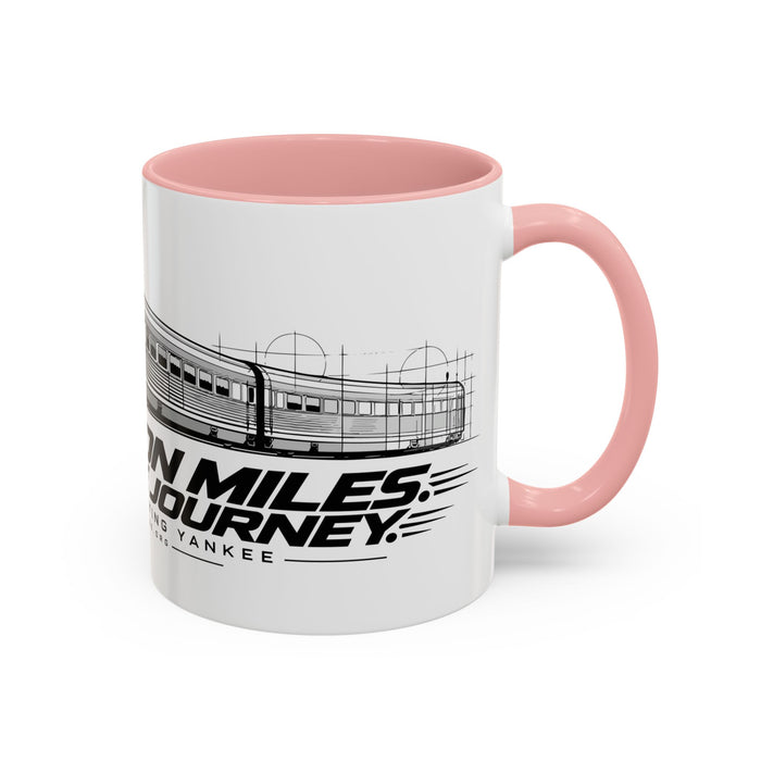 Flying Yankee – 2.7 Million Miles, One More Journey - Accent Coffee Mug (11, 15oz)
