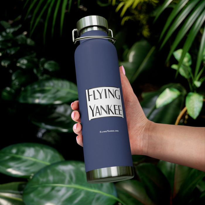 Flying Yankee Logo - Copper Vacuum Insulated Bottle, 22oz