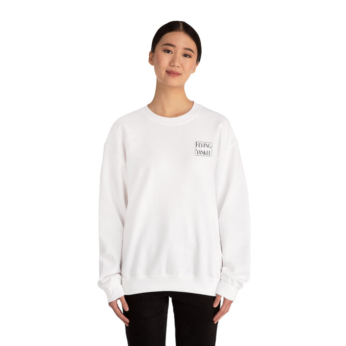 Flying Yankee Outline Logo Unisex Heavy Blend™ Crewneck Sweatshirt