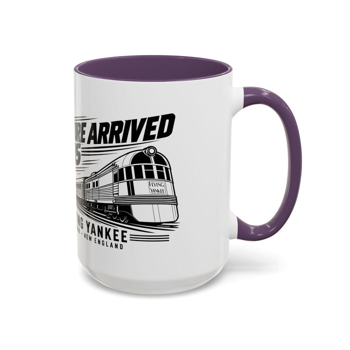 The Future Arrived in 1935 | Flying Yankee No. 6000 | Accent Coffee Mug (11, 15oz)