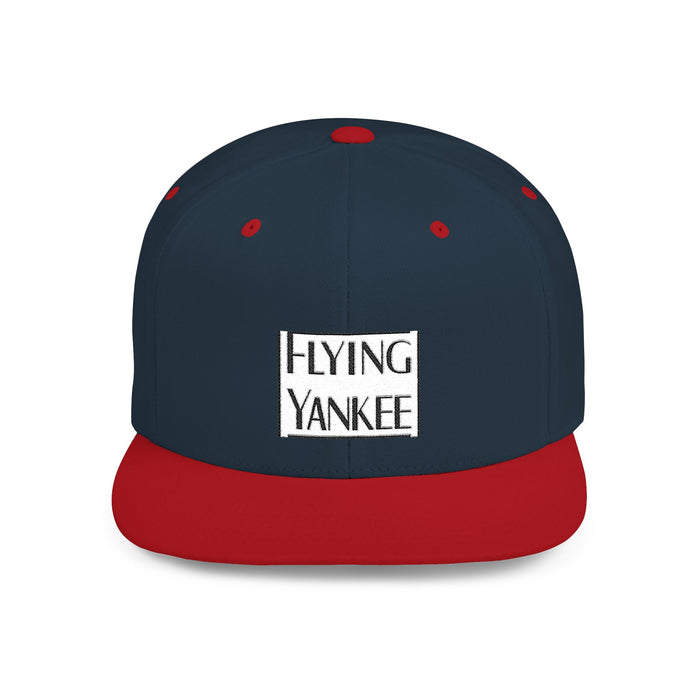 Flying Yankee Embroidered Logo - Flat Bill Snapback