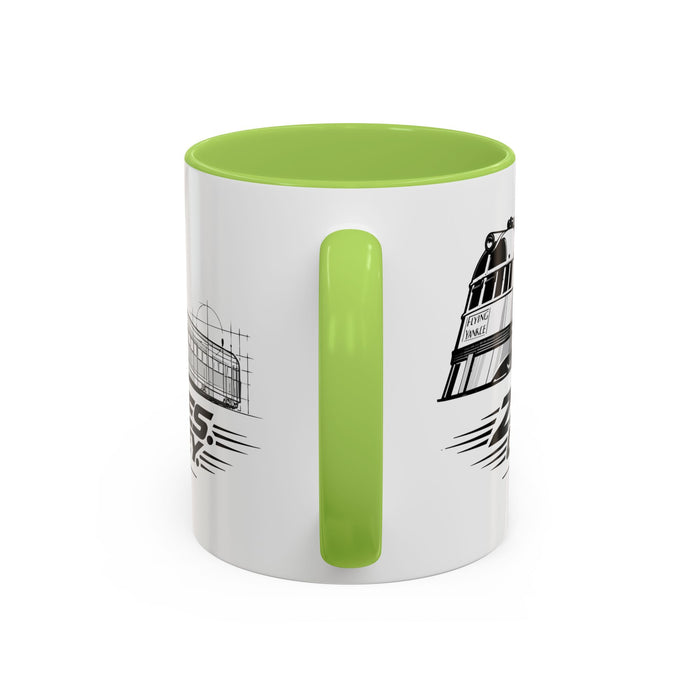 Flying Yankee – 2.7 Million Miles, One More Journey - Accent Coffee Mug (11, 15oz)