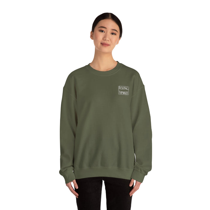 Flying Yankee Outline Logo Unisex Heavy Blend™ Crewneck Sweatshirt