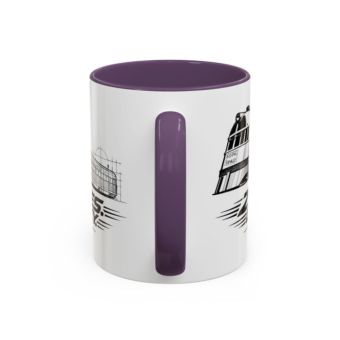 Flying Yankee – 2.7 Million Miles, One More Journey - Accent Coffee Mug (11, 15oz)