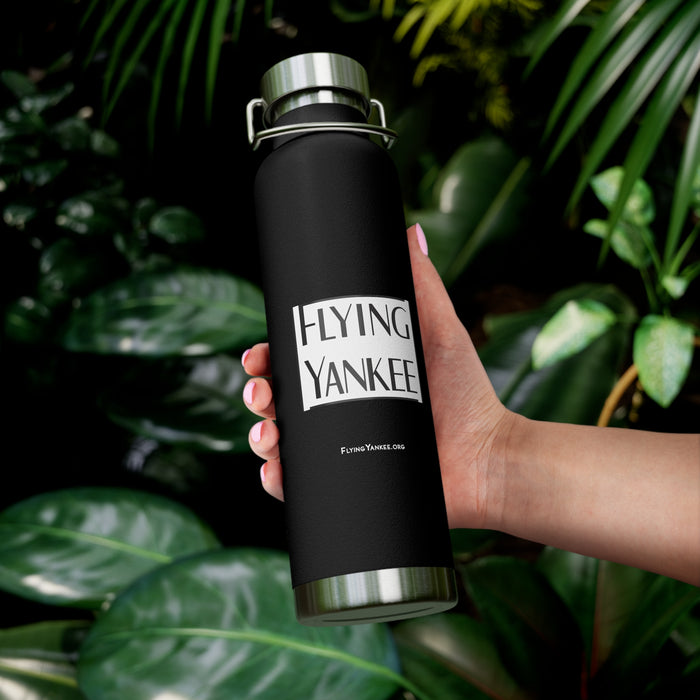 Flying Yankee Logo - Copper Vacuum Insulated Bottle, 22oz