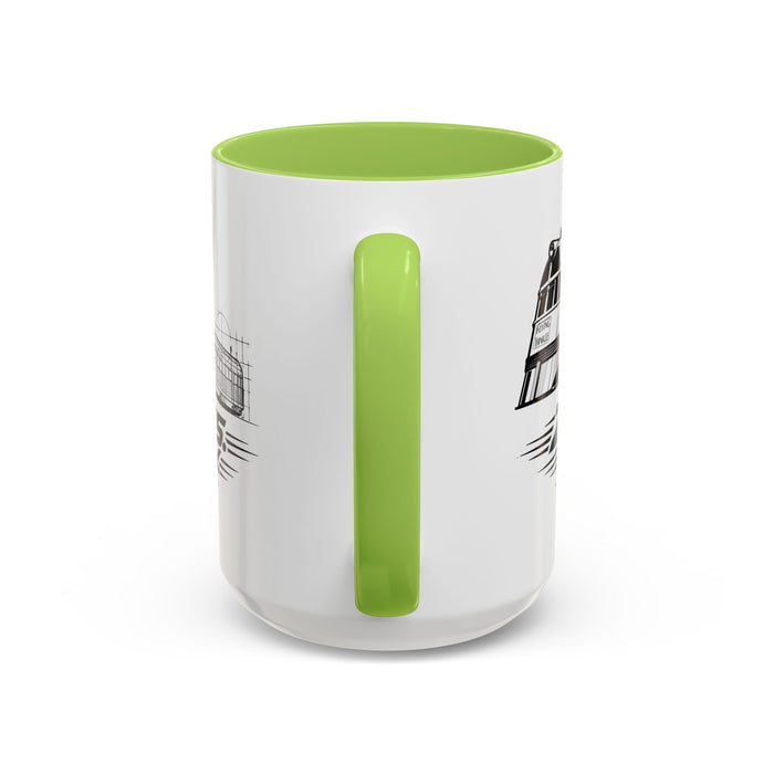 Flying Yankee – 2.7 Million Miles, One More Journey - Accent Coffee Mug (11, 15oz)