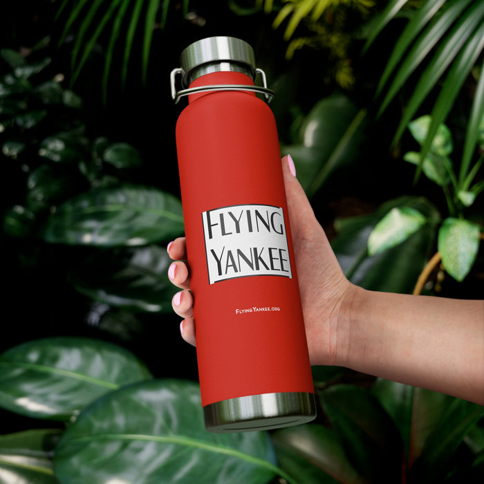 Flying Yankee Logo - Copper Vacuum Insulated Bottle, 22oz