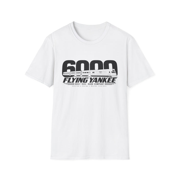 Flying Yankee 6000 | 1935 Budd Streamliner Vintage Railroad Design | Unisex Softstyle T-Shirt