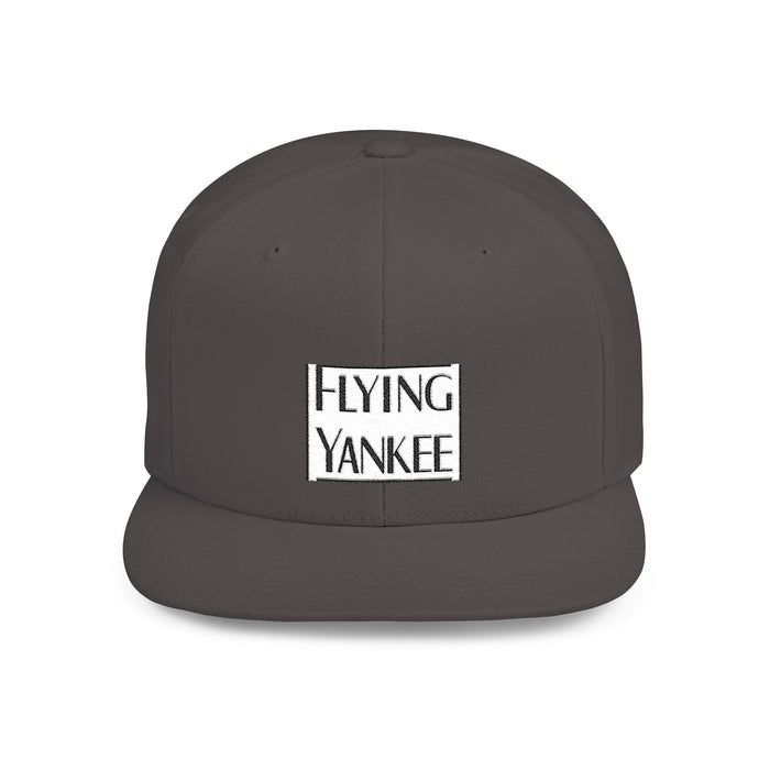 Flying Yankee Embroidered Logo - Flat Bill Snapback